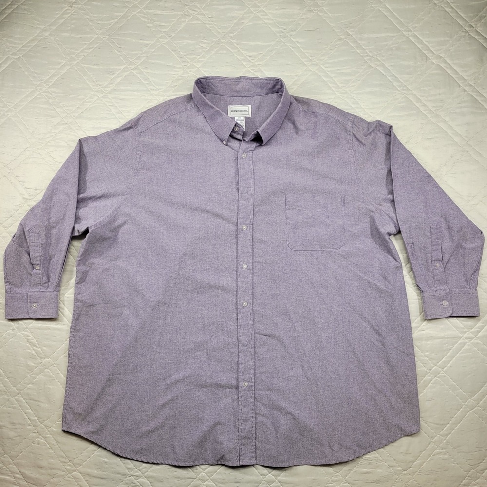 Kings Court purple long sleeve dress‎ shirt size 20 33/4